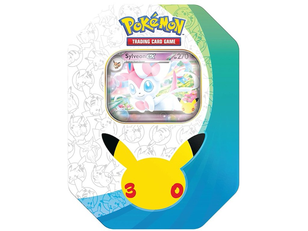 Pokémon TCG: 30th Celebration - Sylveon EX tin