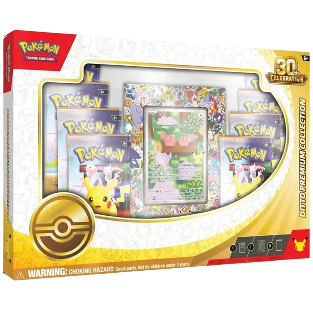 Pokémon TCG: 30th Celebration Ditto Premium Collection Box PREORDER November 6