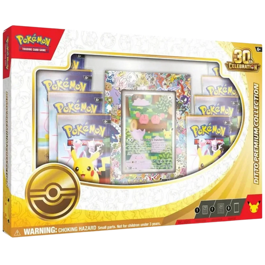 Pokémon TCG: 30th Celebration Ditto Premium Collection Box PREORDER November 6
