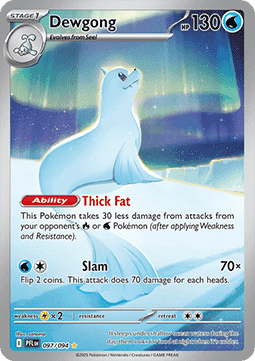 Phantasmal Flames - Single card - Dewgong 097/094