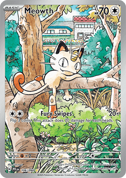 Phantasmal Flames - Single Card -  Meowth (PFL 106)