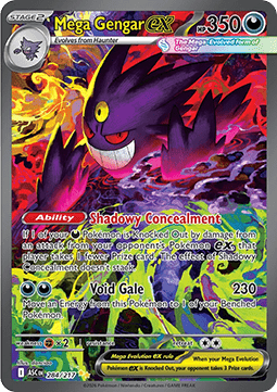 Ascended Heroes - Single card -  Mega Gengar ex 284/217