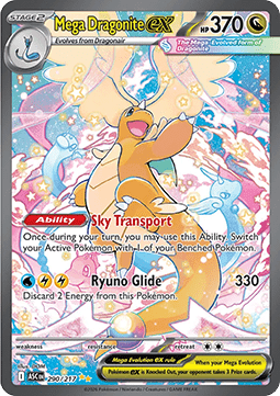Ascended Heroes - Single card -  Mega Dragonite ex 290/217