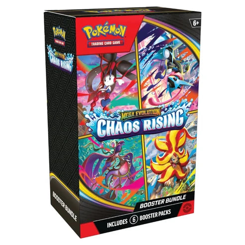 Pokemon TCG: Mega Evolution - Chaos Rising  Booster Bundle