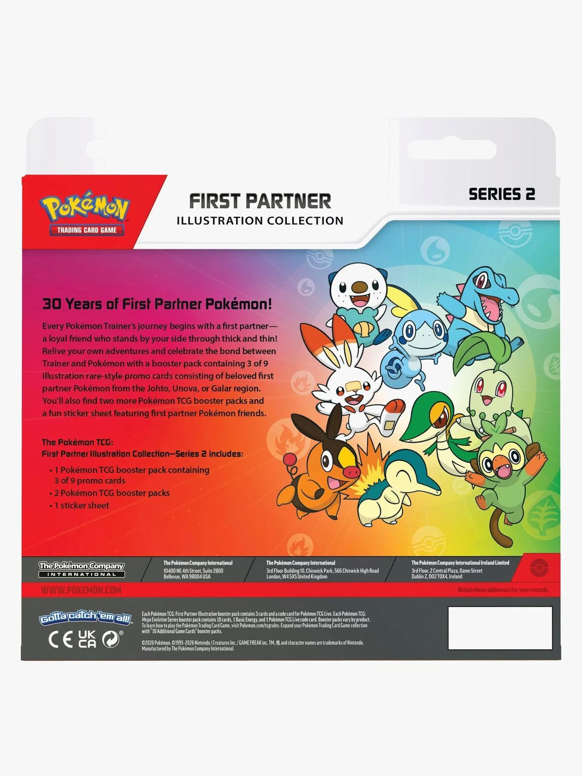 Pokemon TCG:  First Partner Illustration Collection Series 2 box